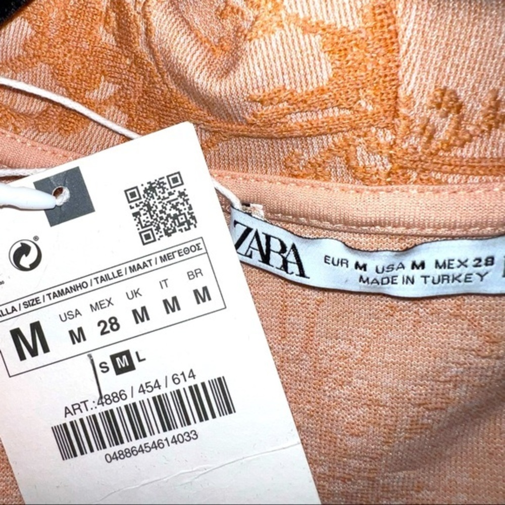 Zara NWT Maxi Button Wrap Dress - Picture 6 of 7